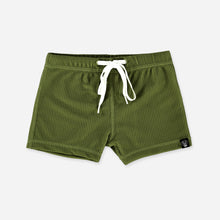 Load image into Gallery viewer, TROPICOOL SS24 - PESTO RIBBED Swimshorts
