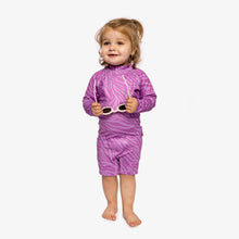 Load image into Gallery viewer, TROPICOOL SS24 - PURPLE SHADE Baby Swimsuit
