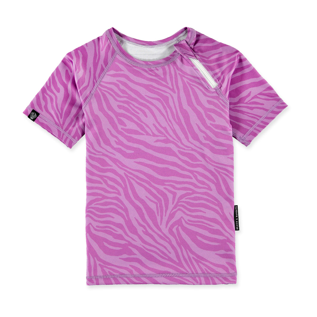 TROPICOOL SS24 - PURPLE SHADE SWIM TEE