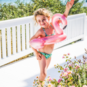 Rose Gold Flamingo - Split Ring - 56 cm by Swim Essentials