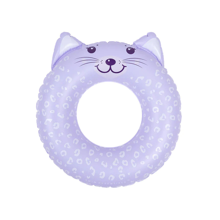 Lila leopard Animal - Swim Ring - 55 cm by Swim Essentials