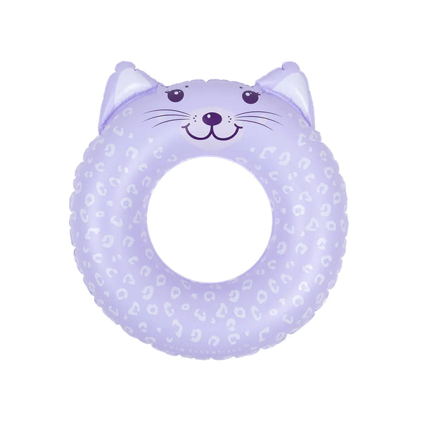 Lila leopard Animal - Swim Ring - 55 cm by Swim Essentials