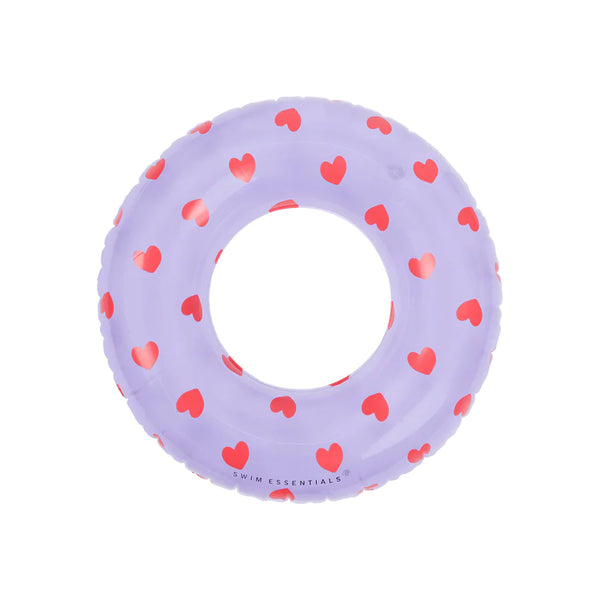 Lila Heart - Swim Ring - 55 cm by Swim Essentials