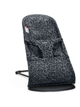 Load image into Gallery viewer, BABYBJÖRN Fabric Seat Bouncer Bliss, Anthracite/Leopard, Mesh
