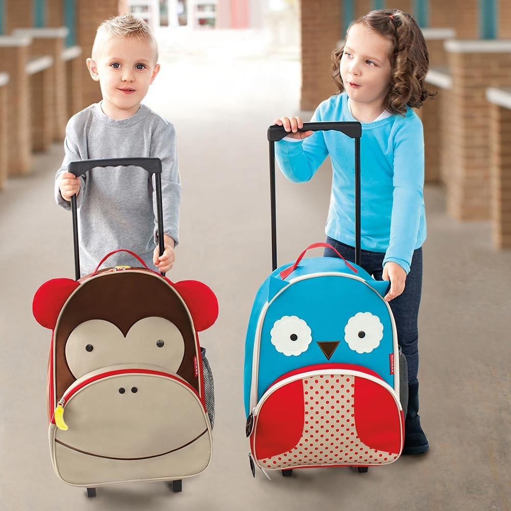 Zoo Kids Rolling Luggage - Monkey by SkipHop