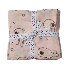 Load image into Gallery viewer, Swaddle 2-pack Sea friends by Done By Deer
