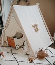 Load image into Gallery viewer, Tent - Natural Organic Cotton &amp; Sustainable Pine Wood by kinderfeets
