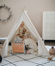 Load image into Gallery viewer, Tent - Natural Organic Cotton &amp; Sustainable Pine Wood by kinderfeets
