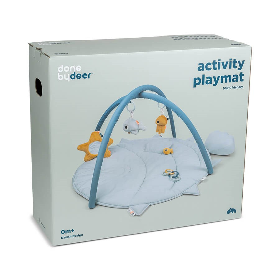 Activity Play Mat Sea Friends Blue by Done By Deer
