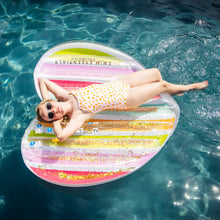 Load image into Gallery viewer, Rainbow with Glitter Heart shape Float 150cm- By Swim Essentials
