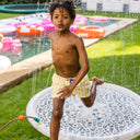 Beige Leopard - Sprinkler Mat by Swim Essentials