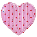 Pink with Red dots Heart shape - Float - 150 cm by Swim Essentials