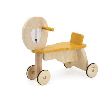 Wooden bicycle 4 wheels - Lion by Trixie
