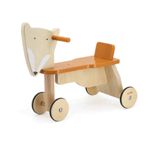 Load image into Gallery viewer, Wooden bicycle 4 wheels - Fox by Trixie
