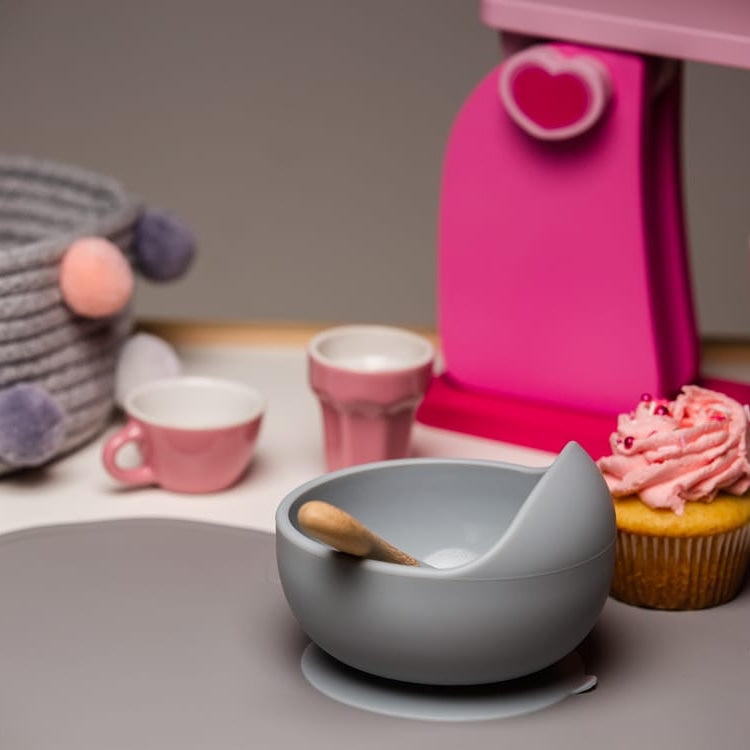 Kids Silicone Bowl Grey Set by Amini