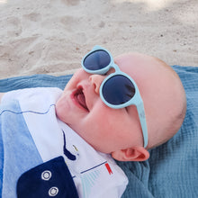Load image into Gallery viewer, Flexible Baby Sunglasses - James Blue Mist by Little Sol+
