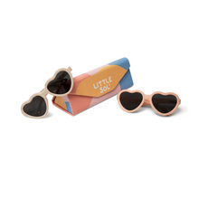 Load image into Gallery viewer, Flexible Baby Sunglasses - Ella Cream by Little Sol+
