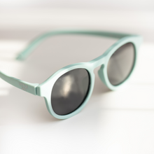 Load image into Gallery viewer, Flexible Baby Sunglasses - James Seafoam by Little Sol+
