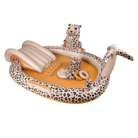 Beige Leopard Print Play Pool  - By Swim Essentials