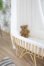 Load image into Gallery viewer, Rattan Cradle 80x40 + Mattress + Cover Off White by Childhome
