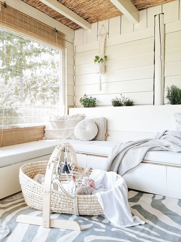 Moses Basket + Mattress + cover by Childhome