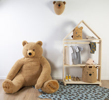 Load image into Gallery viewer, Felt Head Wall Deco Teddy Bear by Childhome

