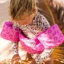Neon Pink Leopard - Puddle Jumper - Kids by Swim Essentials