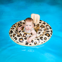 Beige Leopard - Baby Float by Swim Essentials