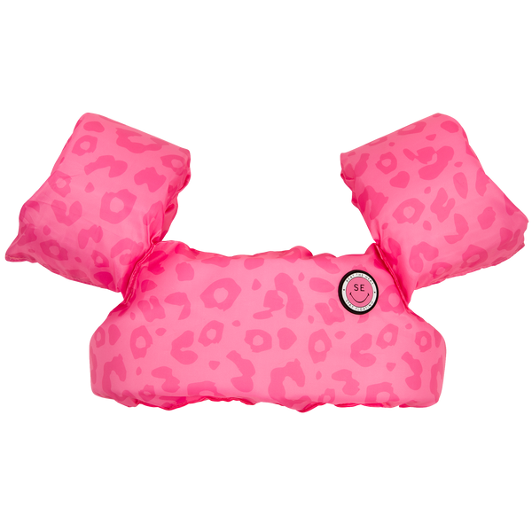 Neon Pink Leopard - Puddle Jumper - Kids by Swim Essentials