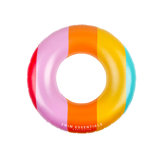 Rainbow Swim Ring 90 cm - By Swim Essentials