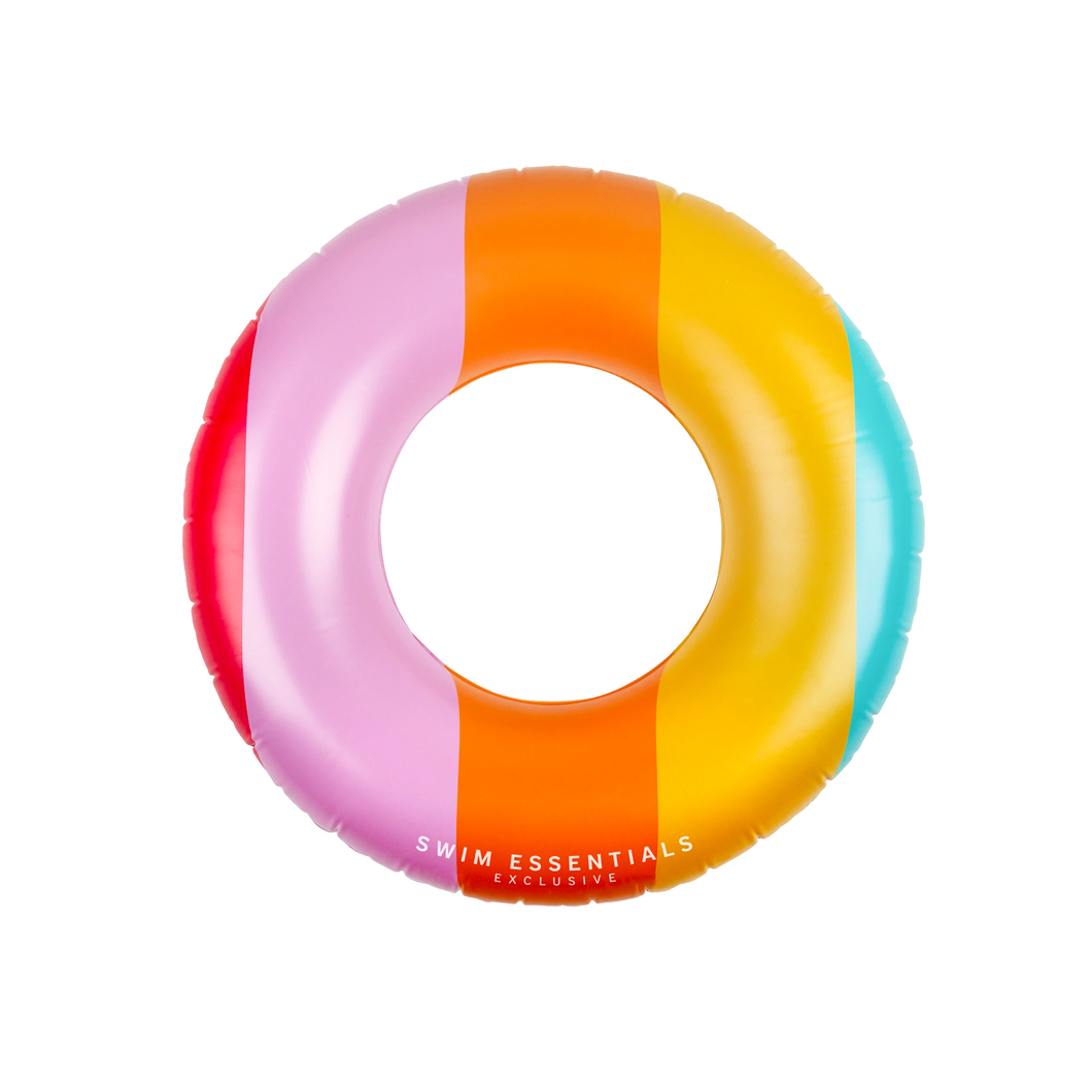 Rainbow Swim Ring 90 cm - By Swim Essentials