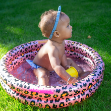 Load image into Gallery viewer, Rose Gold Leopard Printed Baby pool - 60 cm By Swim Essentials
