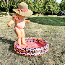 Load image into Gallery viewer, Rose Gold Leopard Printed Baby pool - 60 cm By Swim Essentials
