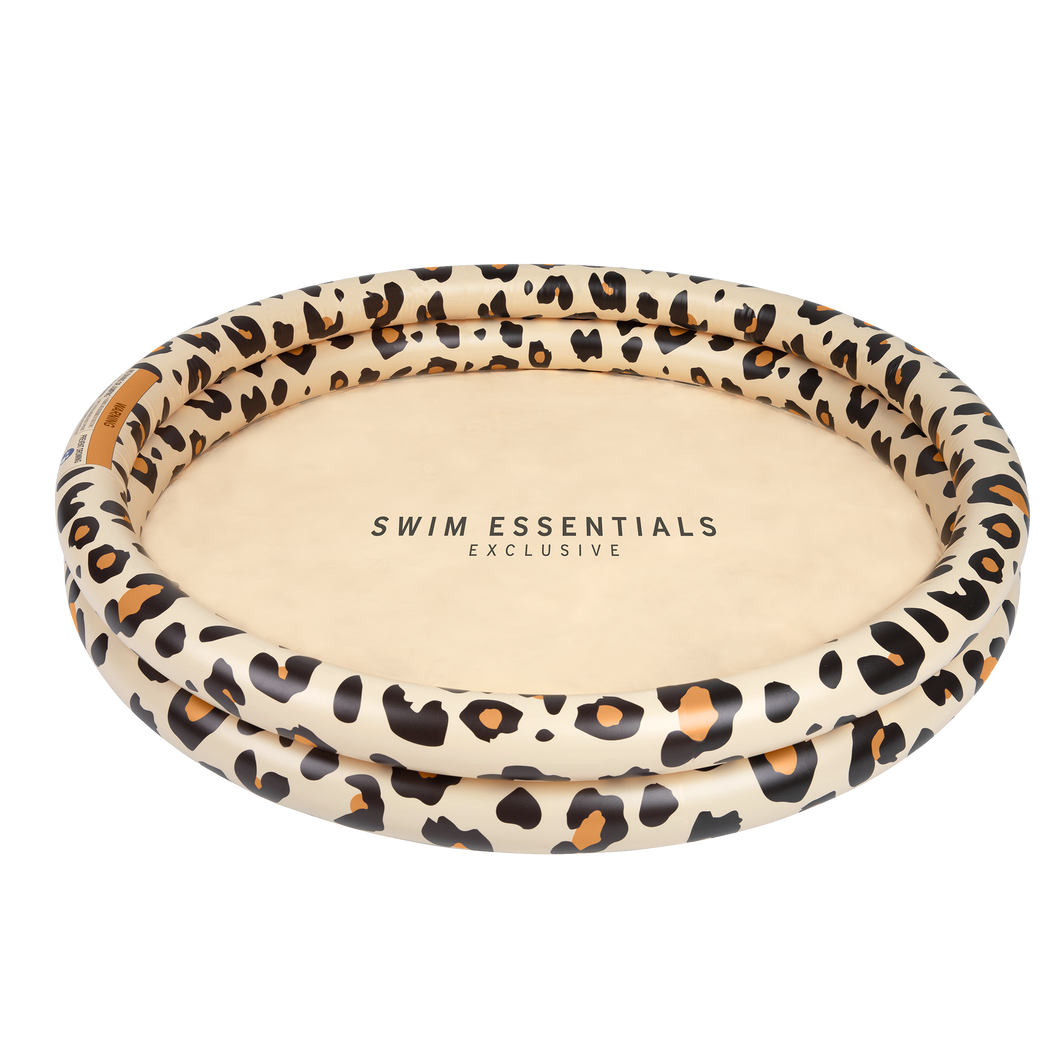 Beige Leopard Printed Children's Pool 100cm By Swim Essentials