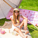 Pink with Red dots - Lie-On Float by Swim Essentials