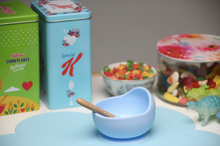 Load image into Gallery viewer, Kids Silicone Bowl Blue Set by Amini
