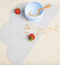 Load image into Gallery viewer, Kids Silicone Placemat Grey by Amini
