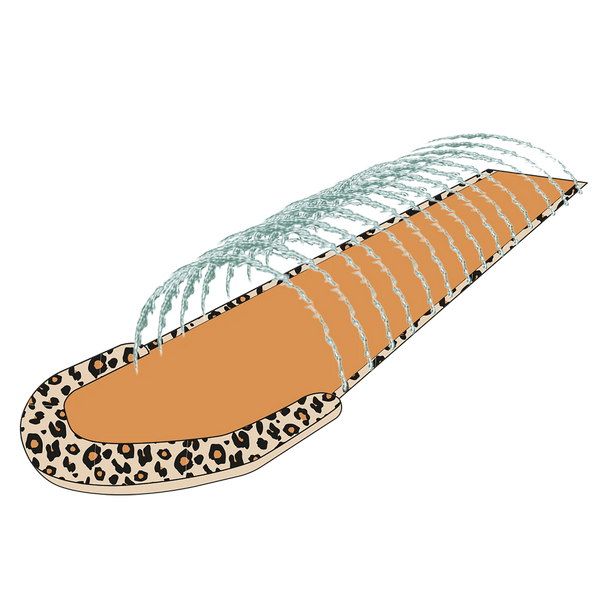 Beige Leopard Single - Sprinkler by Swim Essentials