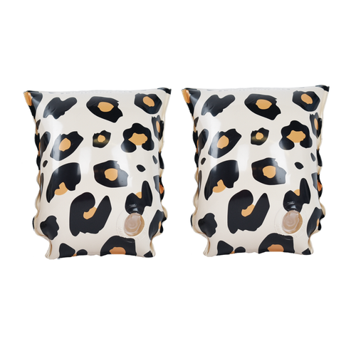 Beige Leopard - Arm Bands by Swim Essentials