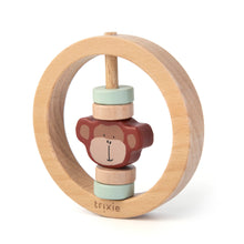 Load image into Gallery viewer, Wooden Round Rattle by Trixie

