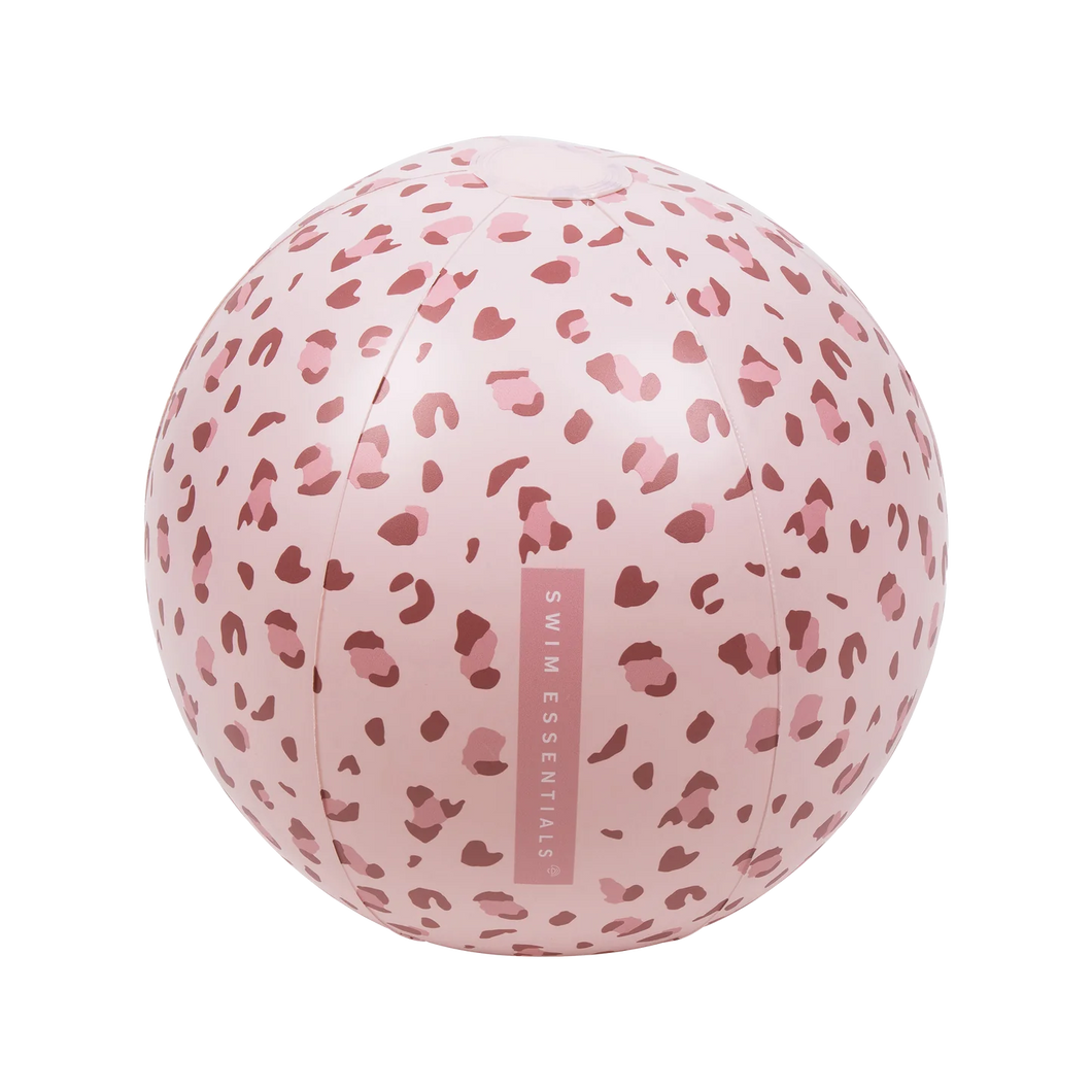 Pastel Pink Leopard Beachball 51cm by Swim Essentials