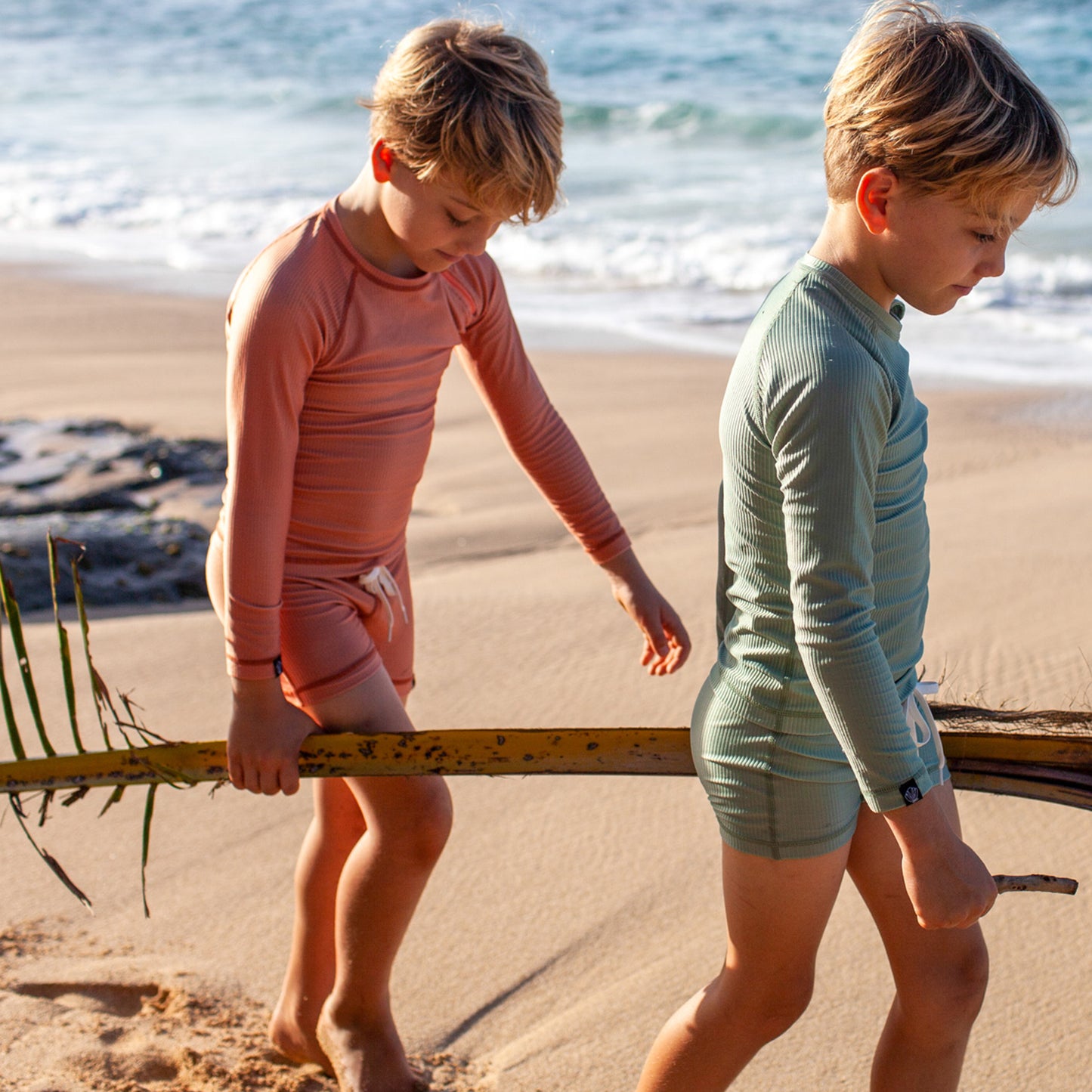 Clay Ribbed swimshort by Beach & Bandits