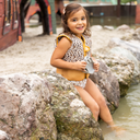 Beige Leopard - Swim Vest - Kids by Swim Essentials