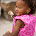 Neon Pink Leopard - Swim Vest - Kids by Swim Essentials
