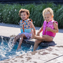 Neon Pink Leopard - Swim Vest - Kids by Swim Essentials