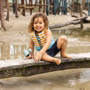 Yellow-White Whale - Swim Vest - Kids by Swim Essentials