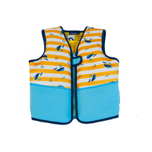 Load image into Gallery viewer, Yellow-White Whale Swimming Vest 3-6 years 18-30 kg by Swim essentials
