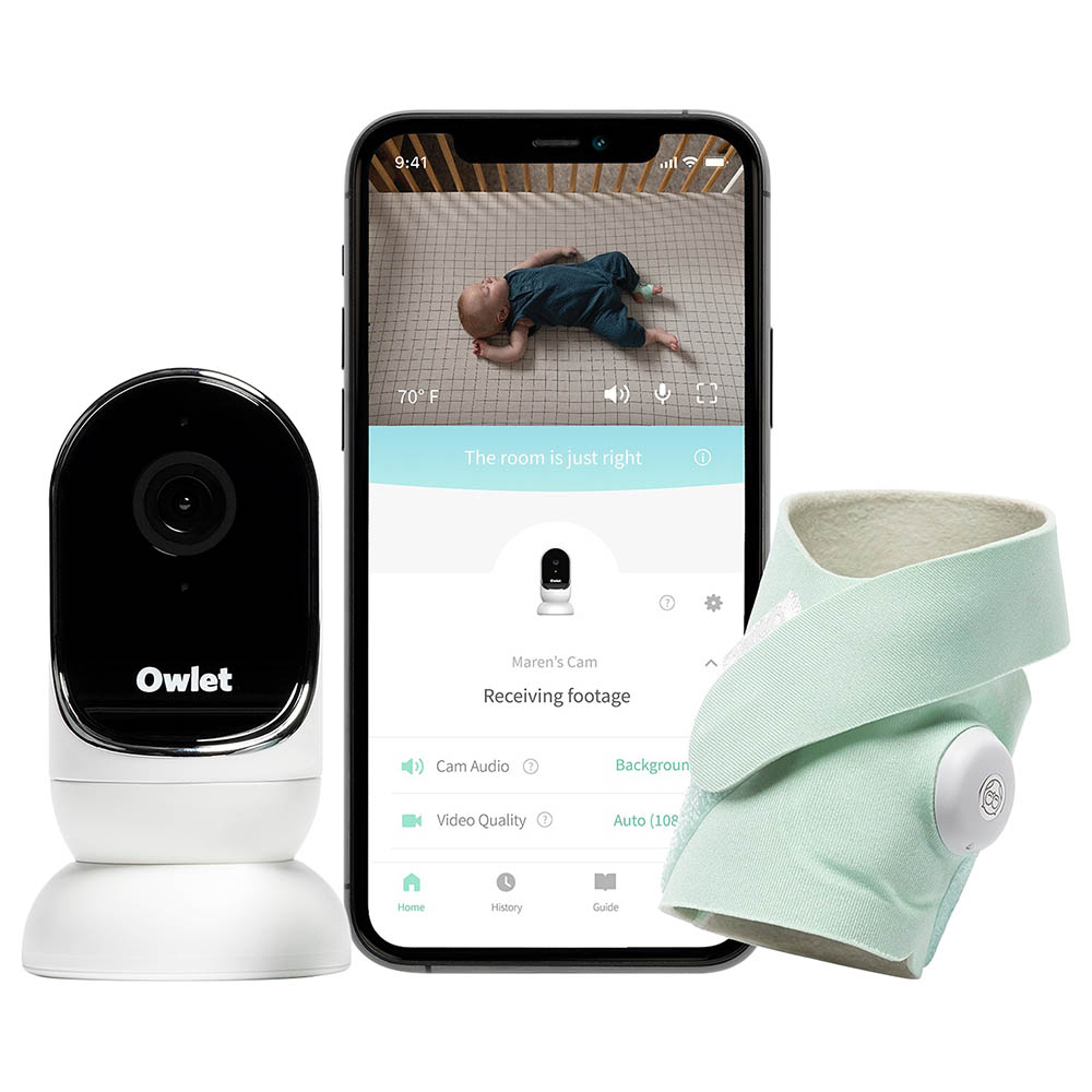 Owlet - Bundle Cam & Smart Sock 3 - Original Mint
