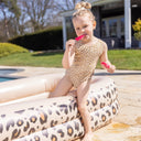 Beige Leopard - Paddling Pool - 210 cm by Swim Essentials