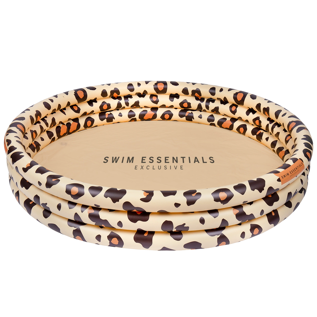 Beige Leopard Printed Children's Pool 150cm  By Swim Essentials